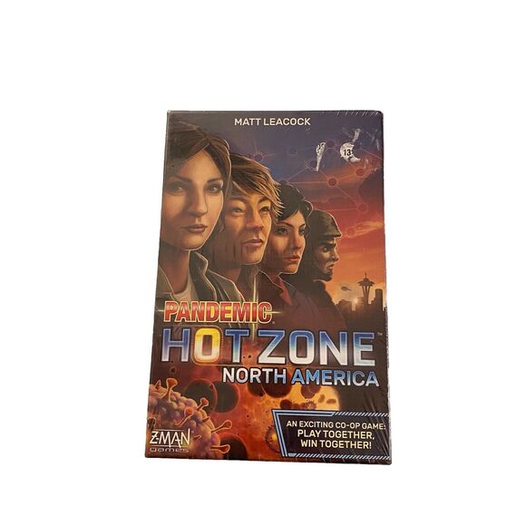 Hot Zone - North America Pandemic Board Game Asmodee NIB - Picture 1 of 6